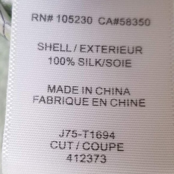 Joie Coralee Silk V Neck 3/4 Sleeve Blouse Top XS - Picture 10 of 12